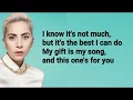 Download Lagu Lady Gaga - Your Song (Lyrics)