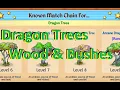 Merge Dragons - What do you get from harvesting Dragon Trees Wood and Bushes