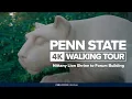 Penn State 4K Campus Walking Tour The Nittany Lion Shrine to the Forum Building
