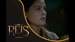 NOVELA REIS: Malquias avisa Lavínia que a arca dos hebreus já foi retornada