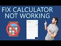 How to Fix Windows Calculator Not Working