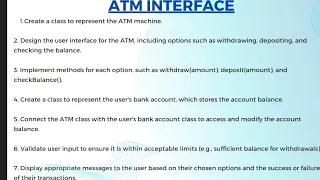 ATM INTERFACE using Java Codsoft internship Java Developer