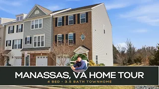 Manassas VA Townhome Tour 8535 Fortrose Dr 4 Beds 3 5 Baths