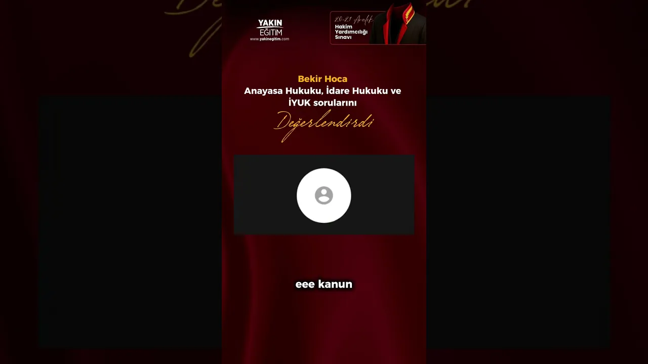 Yakın Eğitim Youtube Video