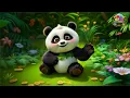 Baby Panda in the Green Jungle 🐼🌿 3D Animation English Nursery Rhyme for Kids #mr_kids_poems