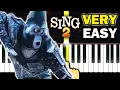 Download Lagu Sing 2 - A Sky Full of Stars - VERY EASY Piano tutorial