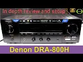 Download Lagu Unboxing, setup guide, and in depth review of the DENON DRA-800H AV stereo amplifier.