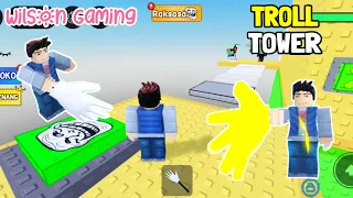 Wilson Main Roblox Parkour Slap Tower Jatuh Mulu 🤣🤣🤣 | Roblox Parkour