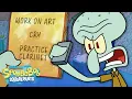 Download Lagu An Entire Day with SQUIDWARD ☀️ Hour by Hour! | SpongeBob