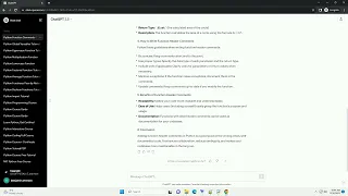 python function header comments