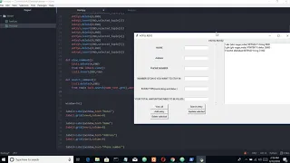 python tkinter tutorial 6 Tkinter Gui and sqlit3