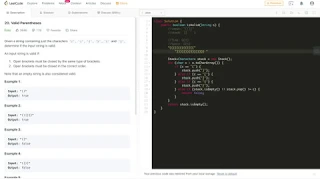 LeetCode 20 Valid Parentheses - Interview Prep Ep 7