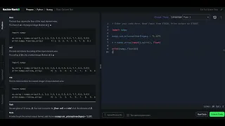 Hackerrank Python Solution Numpy - Floor Ceil and Rint