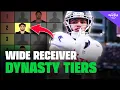 UPDATED Dynasty Rankings Tiers WR Studs Busts Fantasy Football Sleepers 2026