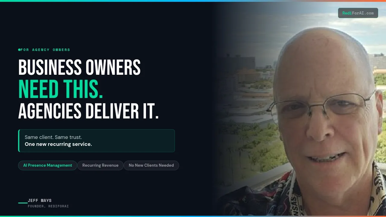 Business Owners Need the Result. Agencies Are Positioned to Deliver the Service.