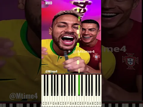 Ronaldo’s Tongue Prank Left Neymar Speechless 😂👅 - Piano #parody #football #ronaldo
