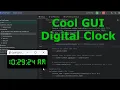 Cool GUI Digital Clock in Python using PyQt5 Library