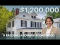 Inside a 1911 Neoclassical Landmark Home in Historic Oakwood Full Tour Raleigh NC