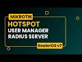How to setup a mikrotik hotspot with user manager RouterOS v7