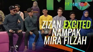 Download Zizan excited bila ada Mira Filzah dekat MeleTOP | Ismail Izzani, Naim Daniel  Nabil \u0026 Neelofa MP3