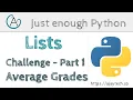 Python Lists - Challenge