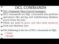DCL Commands Grant Revoke Data Control Language commands Learn Everyday