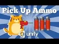 How to Make a Character to Pick Up Ammo Item Object In 2D Platformer Unity Game Easy Tutorial