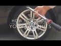 HOW TO TORQUE LUG NUTS BMW SAFETY