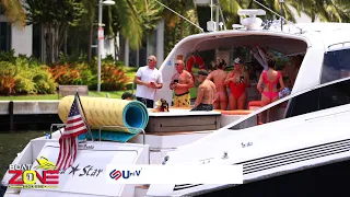 million yacht party at miami river boat zone