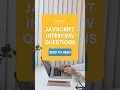 JavaScript Interview Series 30 Days Challenge Are You Ready