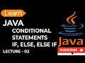 Java Conditional Statements If Else Else If Explained with Examples