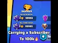 Lagu Carrying a Subscriber to 100k🔥👀 #brawlstars #shorts #tweening #fyp #viral #find