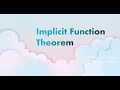 Implicit Function Theorem - Multivariable Calculus