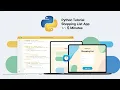 Python for Beginners Build a Simple Shopping List App in 5 Minutes