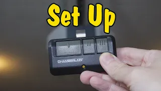 How to Program A Remote for a Chamberlain LiftMaster Craftsman Garage Door Opener Setup Process