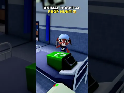 😂 crazy animal hospital prop hunt.. #usa