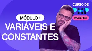 Variáveis e constantes em PHP - @CursoemVideo  de PHP - Gustavo Guanabara