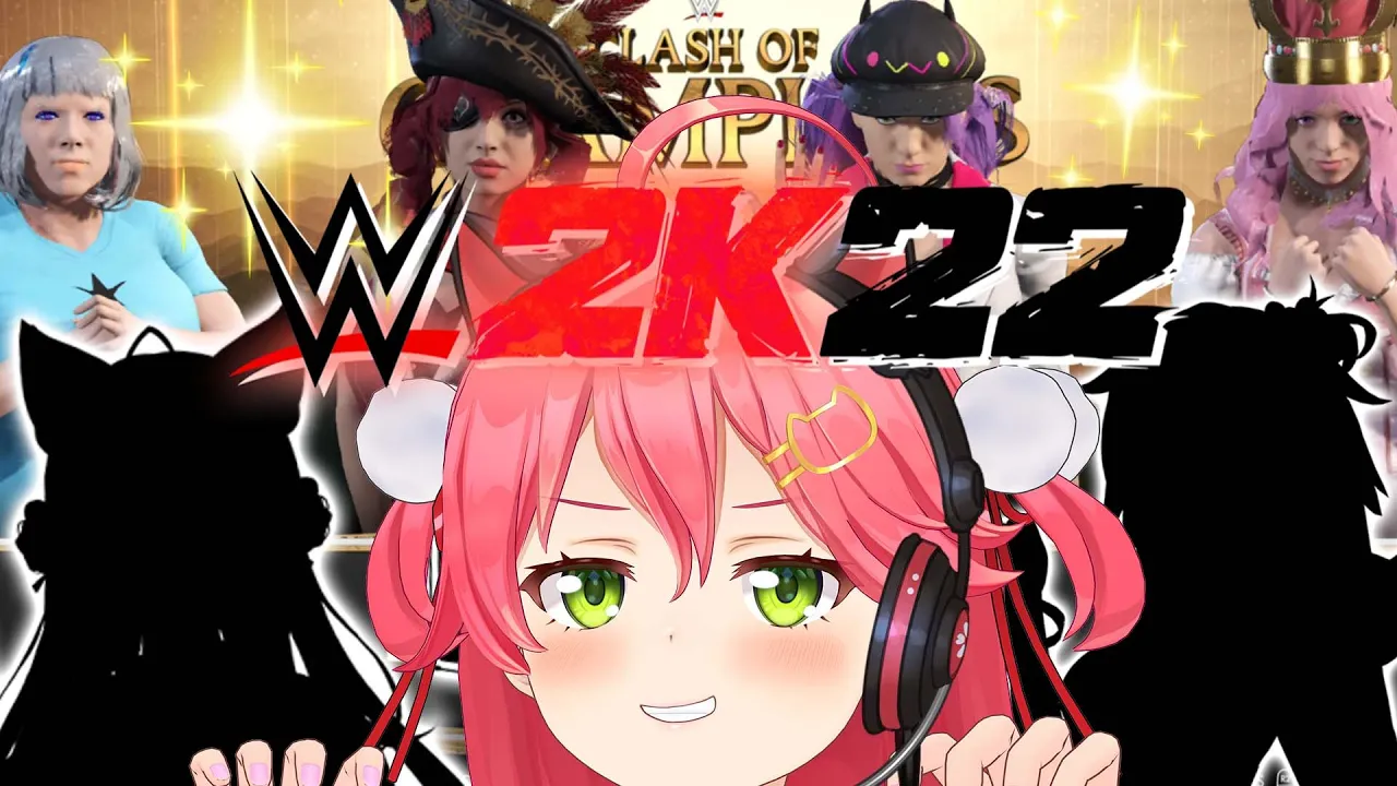 【 WWE2k22】とまらないプロレス #ホロファイター デビュー！?【ホロライブ/さくらみこ】