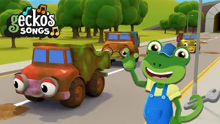 Download Gecko's Top Ten Songs | Nursery Rhymes \u0026 Kids Songs | Gecko's Garage | Truck Song For Kids MP3