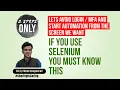 Lets Connect Selenium To Already Opened Browser Save Time