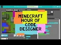 Minecraft Hour of Code Designer - Code org Minecraft Designer Answers Level 1 to Level 12