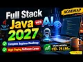 Full Stack JAVA with AI Roadmap 2027 Beginner Guide in Telugu JAVA with AI Jobs Naresh IT