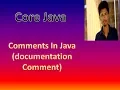 Comments Documentation comment in Java Bangla Tutorial