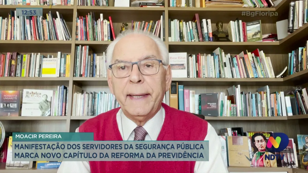 Moacir Pereira comenta sobre a manifestação devido a Reforma da Previdência