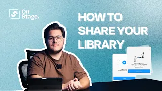 How To Share Your Song Library In OnStage 