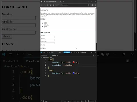 La propiedad POSITION en CSS #tutorial #css