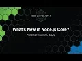 What s New in Node js Core - Franziska Hinkelmann Google