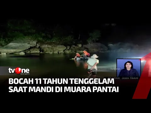Mandi di Muara Pantai, Bocah 11 Tahun di Pacitan Hilang Terseret Arus