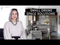 How to Maximize Your Small Dining Room Furniture Layout Tips SMALL SPACE SERIES