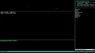 Simple terminal shooter game in C using ncurses